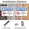 Signmission No Food Or Drink In Manufacturing Area, 14 in W x Rectangle, Plastic OS-2PACK-NS-P-1014-L-14593 - alternate 2